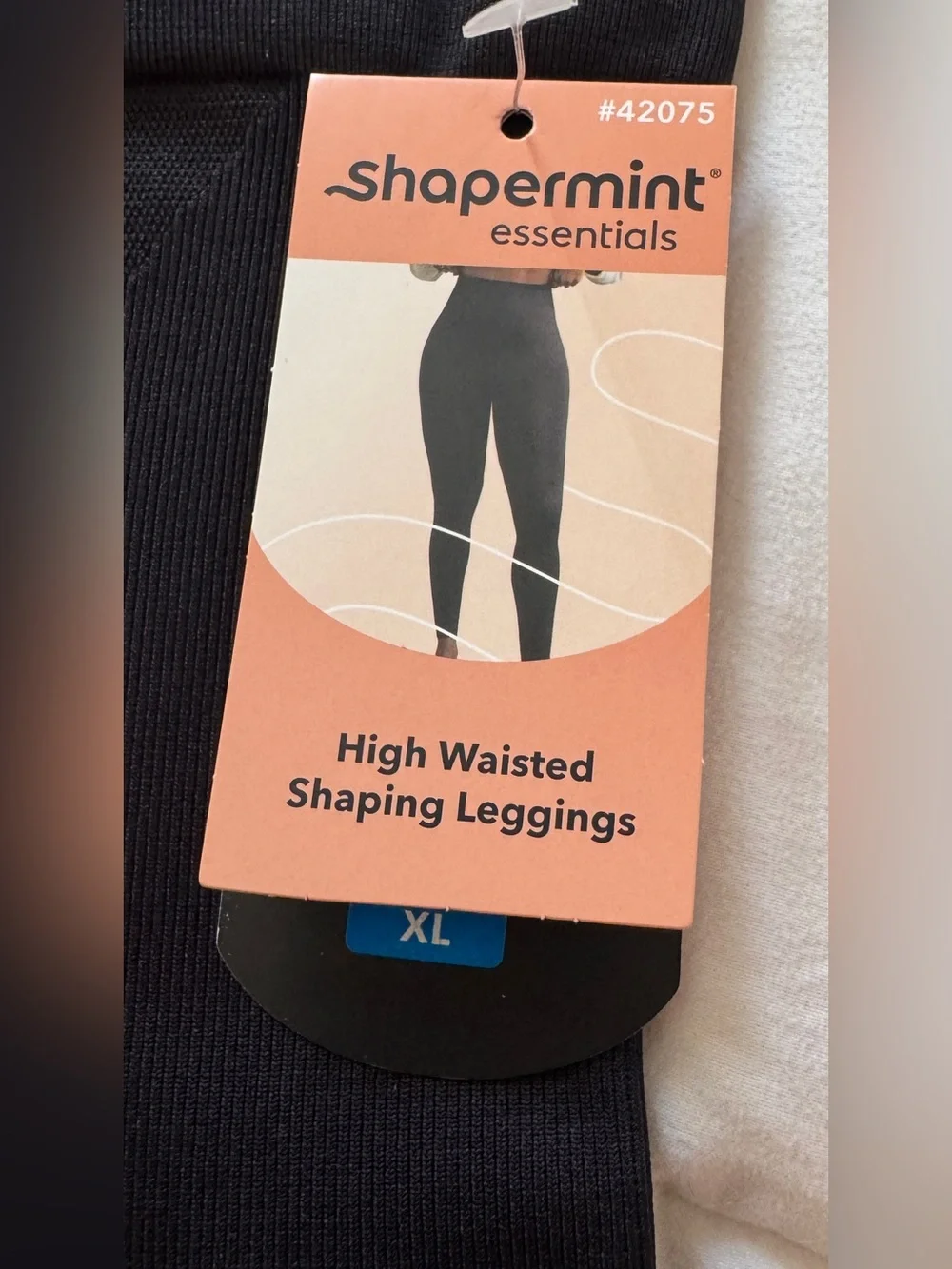 Shapermint Black High-Waisted Shaping Leggings - Picture 2 of 6